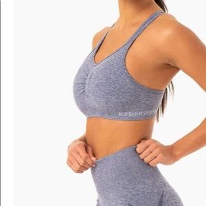Ryderwear sculpt seamless sports bra navy size medium Brand new without tags